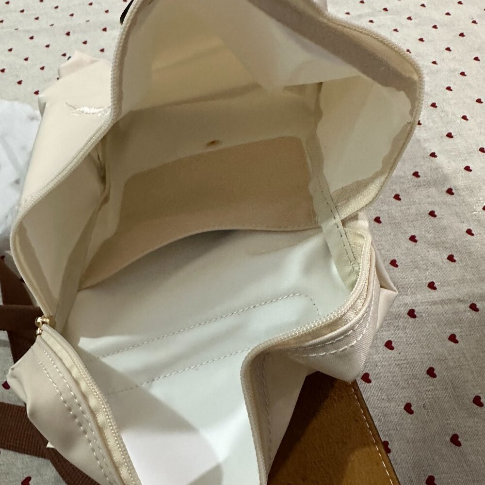 Longchamp Foldable Pink Backpack - image 4